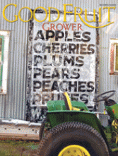 Good Fruit Grower magazine cover featuring the farm